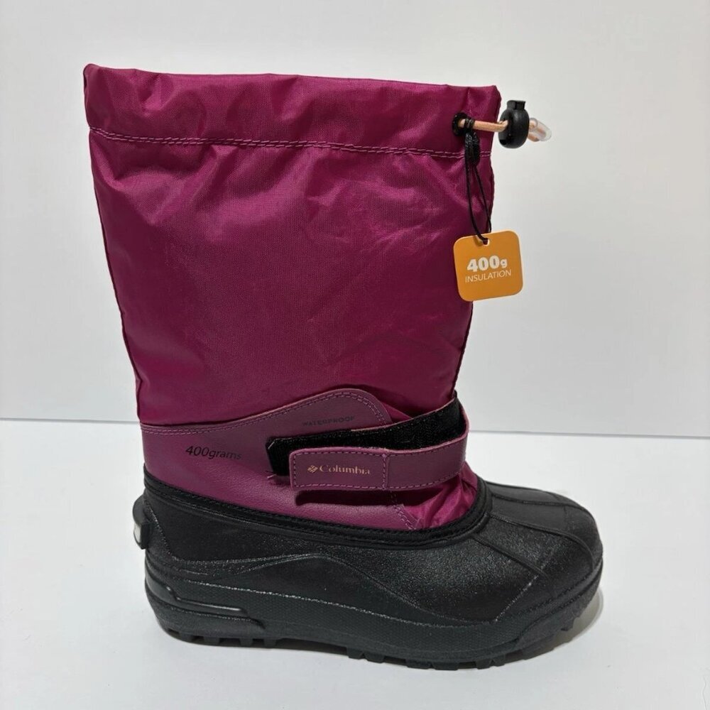 Columbia Youth Powderbug Forty Winter Boots, Girls’ Size 4 M